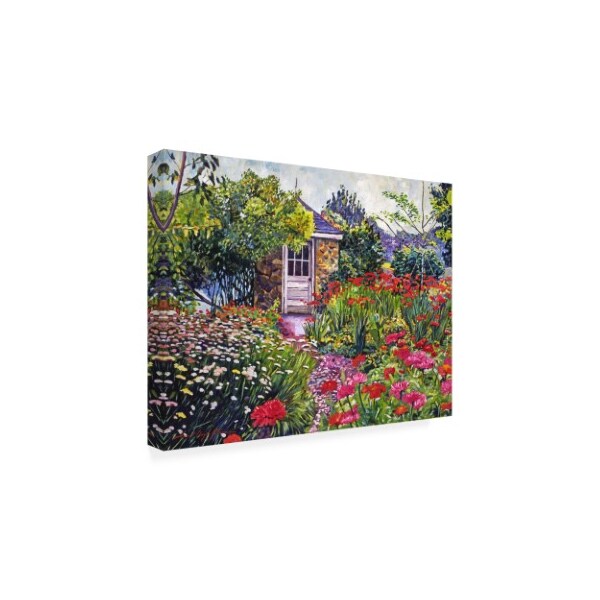 David Lloyd Glover 'Gardener's Stone Shed' Canvas Art,14x19